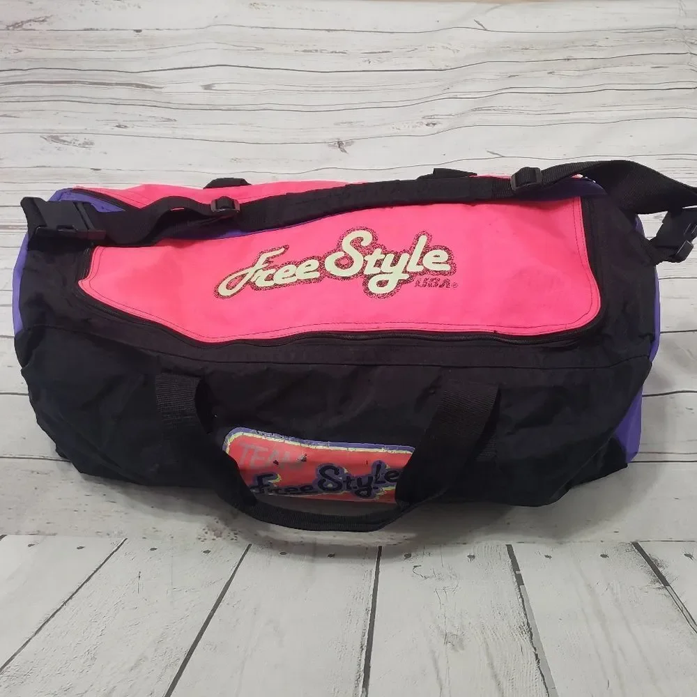 Vintage Bag Team Freestyle USA Sports Bag Used